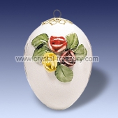 Egg with roses